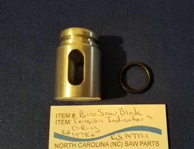 Blade Tension Cap Gauge & O-Ring Ref. 14779-1 & 14786 For Biro 3334FH Meat Saw